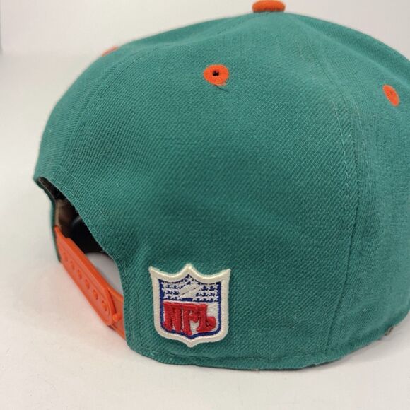 Vintage‎ Miami Dolphins New Era Collection 9fifty NFL Snapback Green - Picture 4 of 9